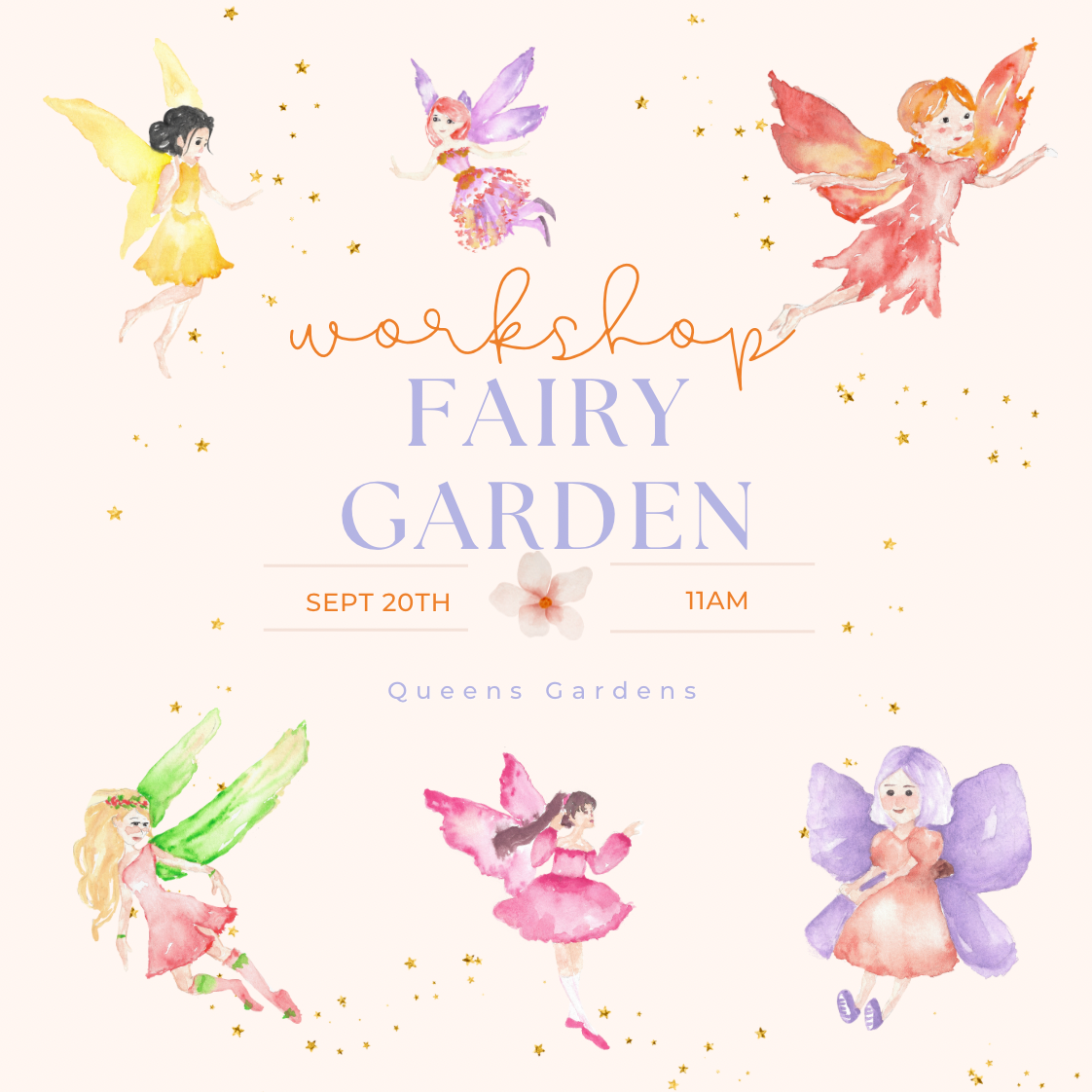 Fairy Garden Workshop Sept 20th 11am