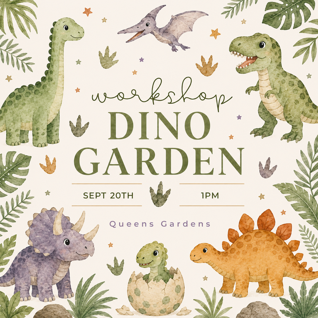 Dinosaur Land Workshop Sept 20th 1pm