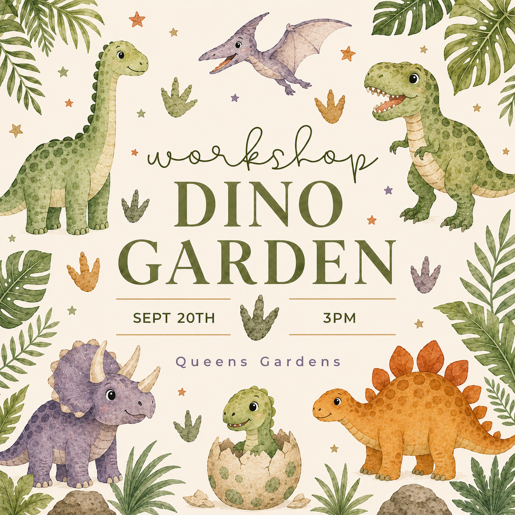 Dinosaur Land Workshop Sept 20th 3pm