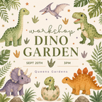 Dinosaur Land Workshop Sept 20th 3pm