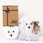 Welcome Baby Hamper + Flowers
