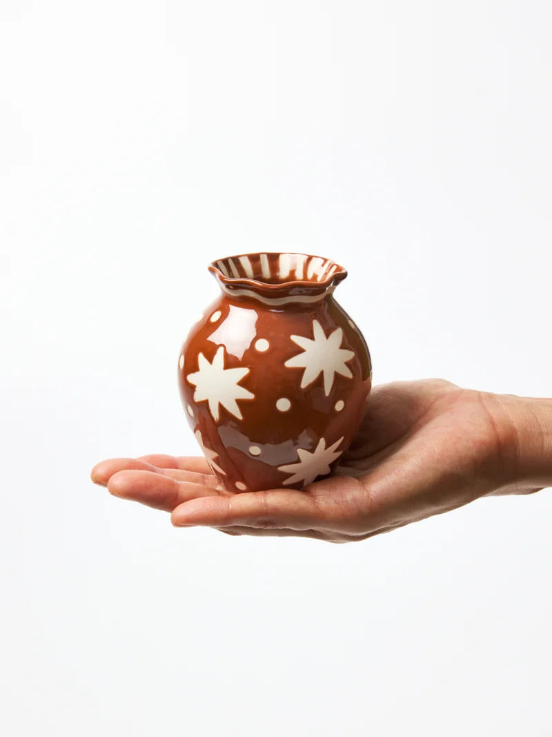 Jones and Co Paloma Vase Star Terra